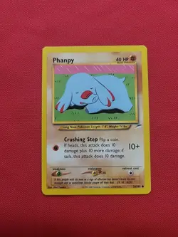 Pokemon: Phanpy #76/105 Neo Destiny 2000 Vintage Non-holo - LP - L3 - Image 1