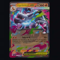 Mega Charizard X ex 013/094 Phantasmal Flames Double Rare Pokemon TCG NM - Image 1