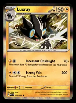 Luxray 028/088 ME03 Perfect Order Pokemon Holo Near Mint - Image 1