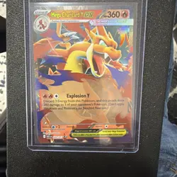Mega Charizard Y ex 022/217 Ascended Heroes English Pokemon TCG NM - Image 1