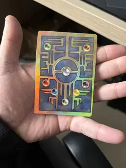 Pokemon TCG Ancient Mew Holo Promo Card WOTC TWISTED MISCUT MISPRINT SWIRL ✨✨ - Image 3