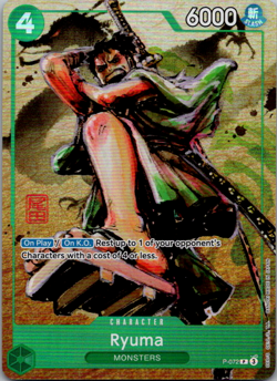 One Piece TCG Promo Ryuma P-072 Premium Card Collection Best Selection Vol.3 ODA - Image 1