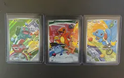 Pokemon First Partner Illustration Collection Series 1 Promos Set 3 Cards Kanto - Image 1