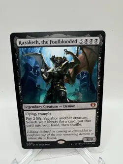 Razaketh, the Foulblooded [CMM - 181] - NM [Normal] TCG MTG - Image 1