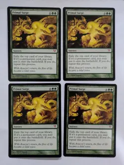 4 Primal Surge Avacyn Restored MTG NM Free shipping with tracking - Image 1