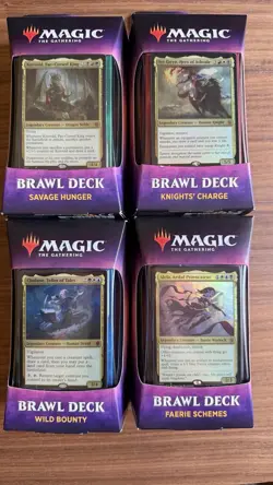 **Throne of Eldraine Brawl Decks ALL 4 SEALED MTG** - Image 1