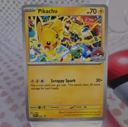 Pokemon TCG - Pikachu SVP 225 - World Championship 2025 Stamp - Black Star Promo - Image 1