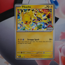 Pokemon TCG - Pikachu SVP 225 - World Championship 2025 Stamp - Black Star Promo - Image 3