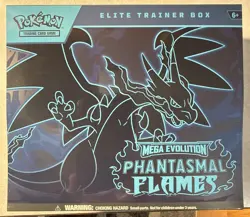 Pokemon Mega Evolution Phantasmal Flames ETB Elite Trainer SEALED EXCELLENT BOX! - Image 1