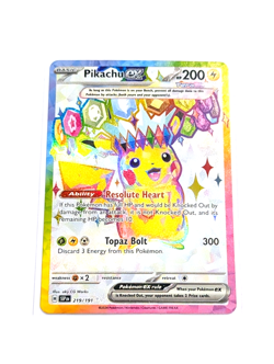 Pikachu ex 219/191 Ultra Rare Full Art Surging Sparks POKEMON TCG SSP ENGLISH - Image 2
