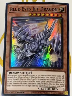 Yu-Gi-Oh Blue-Eyes Jet Dragon - Super Rare 1st Edition RA02-EN017 - Image 1
