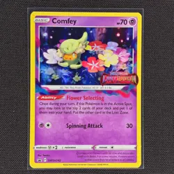 Comfey - SWSH242 - Stamped Black Star Promo - Lost Origin - Pokemon Card - NM/M - Image 1