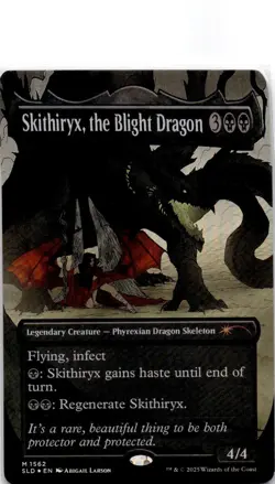 Skithiryx, the Blight Dragon (Rainbow Foil) [SLD - 1562]Foil - Image 1