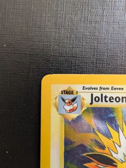Jolteon Holo Rare Pokemon Card Jungle Set, 4/64, WOTC 1999, MP/HP Vintage TCG - Image 2