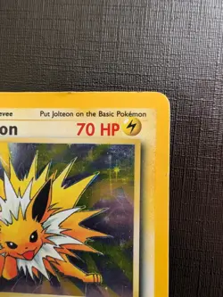 Jolteon Holo Rare Pokemon Card Jungle Set, 4/64, WOTC 1999, MP/HP Vintage TCG - Image 3