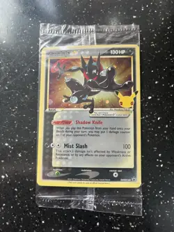 Pokemon Greninja Gold Star Holo Promo SWSH144 Celebrations Black Star Sealed - Image 1