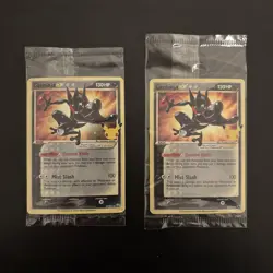 Greninja Gold Star Holo Promo SWSH144 Celebrations Black Star Pokemon SEALED x2 - Image 1