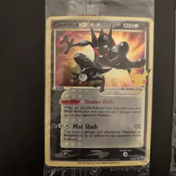Greninja Gold Star Holo Promo SWSH144 Celebrations Black Star Pokemon SEALED x2 - Image 2