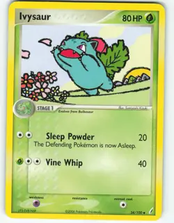 Ivysaur - 34/100 Crystal Guardians - Pokemon TCG - 2006 - Image 1