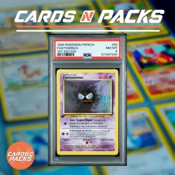 Carte Pokemon Fantominus 50/102 Set de base Edition 1 PSA 8 - Image 1