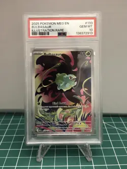 Sequential PSA 10 2025 Pokemon Mega Evolution Bulbasaur Evolution Line - Image 3