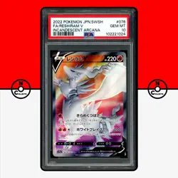 Pokemon PSA 10 Reshiram V 076/068 S11a Incandescent Arcana Japanese - Image 1