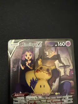 Pokemon TCG Mimikyu v Ultra Rare TG16/TG30 Brilliant Stars Holo NM - Image 2