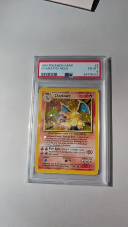 Pokemon TCG Charizard Base Set 4/102 Unlimited Holo Rare - Image 3