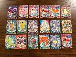Topps Animated Pokemon 18 Card Lot Vintage- non foil - Image 1