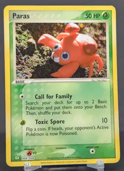 Pokemon Paras #004/034 English CLV Classic Collection - Image 1
