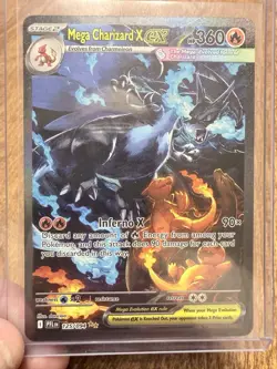 Mega Charizard x Ex 125/094 Full Art Ultra Rare Pokemon Card - Image 2