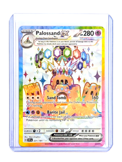 Palossand ex 221/191 Ultra Rare Full Art Surging Sparks POKEMON TCG SSP ENGLISH - Image 3