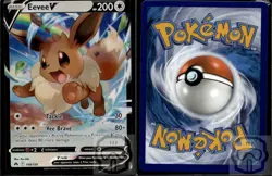 Eevee V 108/159 Holo V Rare Crown Zenith Pokemon Holo NM/M - Image 2