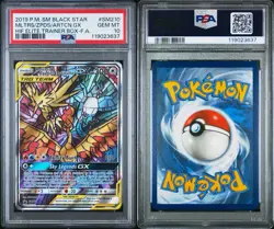 2019 Pokemon Hidden Fates #SM210 Moltres Zapdos Articuno GX Promo PSA 10 GEM MT - Image 3
