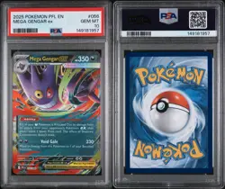 Pokemon TCG: Mega Gengar ex 056/094 Me02: Phantasmal Flames Holo PSA 10 - Image 3