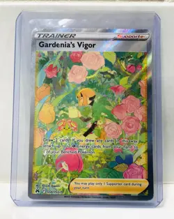 Gardenia’s Vigor GG61/GG70 Crown Zenith Full Art Trainer Pokemon Card - Image 1