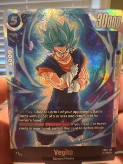 Vegito SCR FB02-139 Alternate Art Dragon Ball Fusion World Card - Image 1