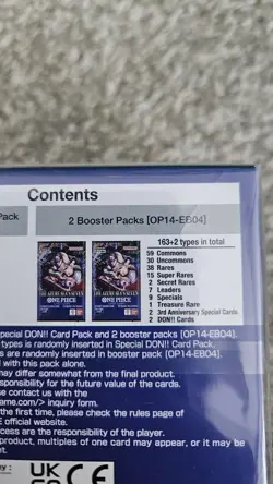 One Piece Card Game OP14 DP-09 Double Pack✅BRAND NEW✅FACTORY SEALED✅ - Image 3
