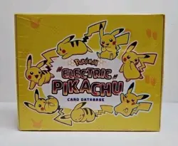 Pokemon Electric PIKACHU Database Box - Complete Set! Sealed Box - Image 2