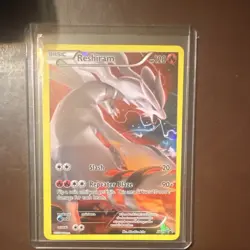 Pokemon Reshiram Promo Full Art Holo Card XY Set XY74 120 HP English TCG - Image 1