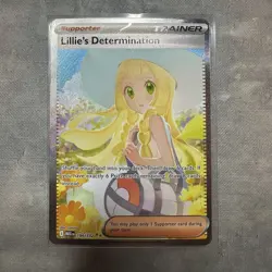 Pokemon TCG Lillie's Determination Mega Evolution Card 184/132 Sir English - Image 1
