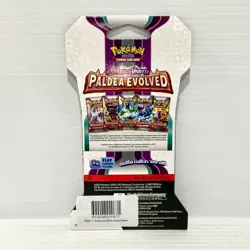 1x Paldea Evolved - Scarlet & Violet Sealed Pokemon Card Sleeved Booster Pack - Image 2