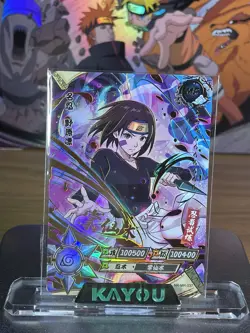 Kayou NARUTO Nohara Rin Ultra Rare Foil MR-037 CASE HIT Full Art Card TCG - Image 1
