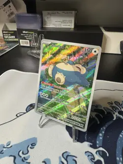 Snorlax SVP 051 Pokemon TCG Scarlet &Violet 151 Pokemon Center Stamped Promo - Image 1