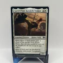 x4 April O'Neil, Kunoichi Trainee - MTG Teenage Mutant Ninja Turtles M/NM - Image 1