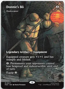 Donnie's Bo - Shadowspear (Borderless) *Regular* PZA 17 NM - Image 1