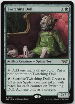 Twitching Doll Duskmourn: House of Horror 201 NM R - Image 1