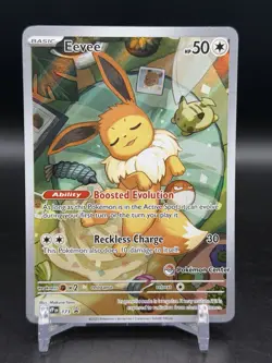 Eevee 173 Promo Prismatic Evolutions Pokemon Center Exclusive Black Star NM - Image 1
