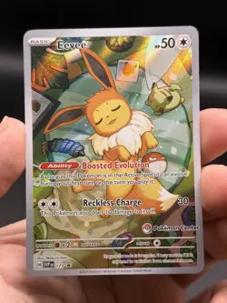 Eevee 173 Promo Prismatic Evolutions Pokemon Center Exclusive Black Star NM - Image 3