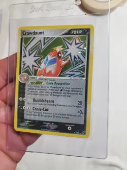 Pokemon TCG Crawdaunt 6/107 Deoxys Holo Foil LP - Image 2